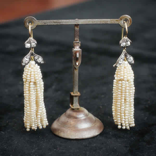 Georgian Pearl Earrings