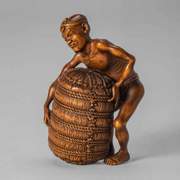 Human figure netsuke